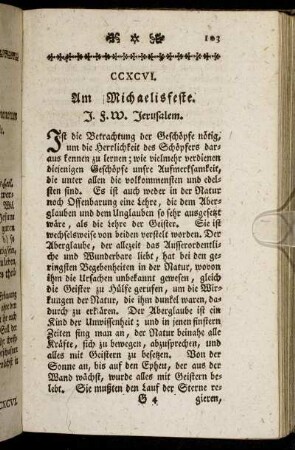 CCXCVI. Am Michaelisfeste.