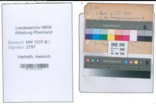 Entnazifizierung Heinrich Hartrath , geb. 11.02.1892 (Reg.Rat)