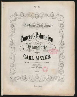Concert-Polonaise für das Pianoforte op. 238