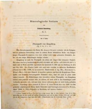 Mineralogische Notizen, 5