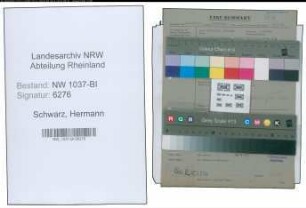 Entnazifizierung Hermann Schwarz , geb. 00.00.0000 (Chemotechniker)