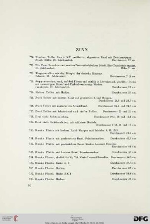 Zinn (Nr. 720-892)