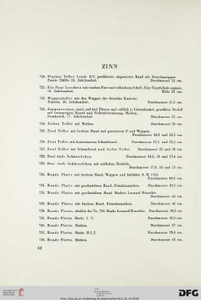Zinn (Nr. 720-892)
