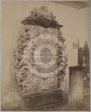 Epitaph Nergers auf dem Friedhof Bunzlau