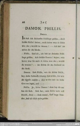 Damon. Phillis