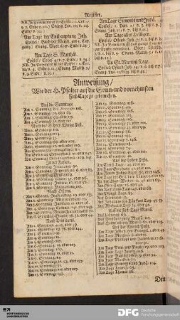 Der Psalter.