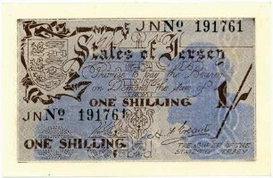 Geldschein, Shilling, 1941 - 1942