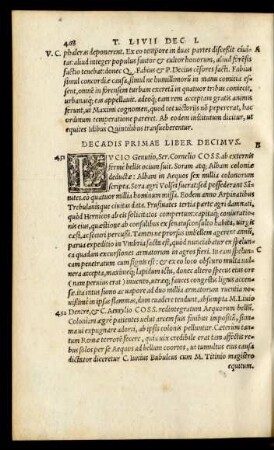 Decadis Primae Liber Decimus.