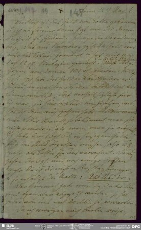 Eigenh. Brief von August Wilhelm von Schlegel an Ludwig Tieck, Jena, 02.11.1801