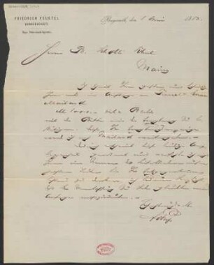 Brief an B. Schott's Söhne : 08.06.1883