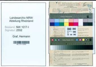 Entnazifizierung Hermann Graf , geb. 01.01.1907 (Drechsler)