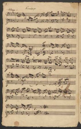 Stücke für Tasteninstrument; cemb; b-Moll; EngK 46