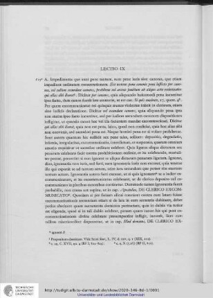 Lectio IX
