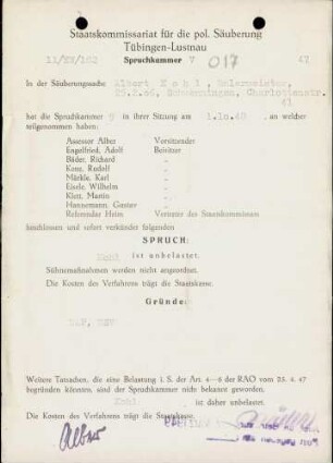 Kohl, Albert