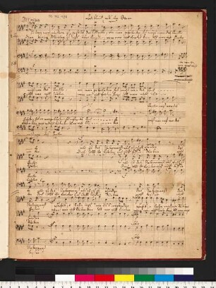 Trinklied; Coro maschile; E-Dur; MWV G 15; op.75,3