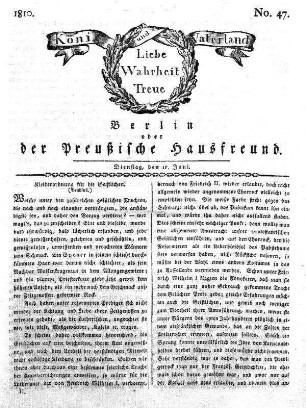 Nr. 47., 13. Juni 1810
