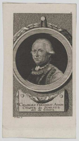 Bildnis des Karl Friedrich Adam von Schlitz