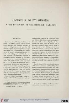 18: Anathemata di una città siculo-greca : a Terravecchia di Grammichele (Catania)