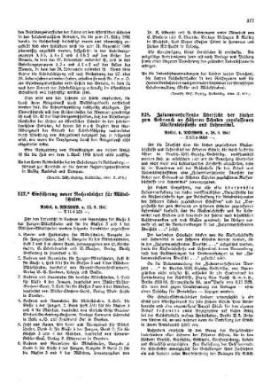 Einführung neuer Rechenbücher für Mittelschulen : [Amtliche Erlasse] ; [Amtlicher Teil]