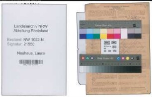 Entnazifizierung Laura Neuhaus , geb. 06.07.1881 (Lehrerin)