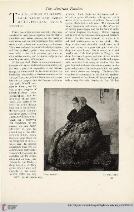 25.1905 =Nr. 98: Two Austrian painters - Karl Mediz and Emilie Mediz-Pelikan