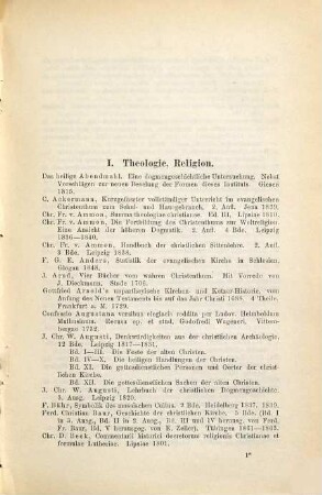 Katalog der Lehrerbibliothek, 1 = 1894/95