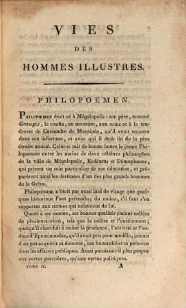 Les vies des hommes illustres de Plutarque, 2