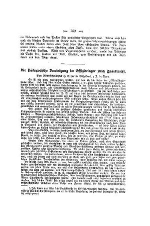 Die pädagogische Vereinigung im Offizierlagen Auch (Frankreich)