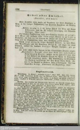 Bibel oder Zwiebel - unerhört aber wahr!
