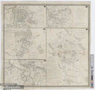 Plan von der Schlacht bey Dennewitz am 6. September 1813.