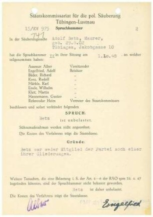 Betz, Adolf