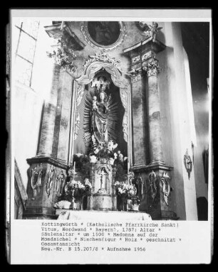 Madonna auf der Mondsichel