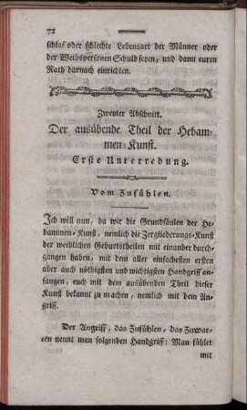 Erste Unterredung.