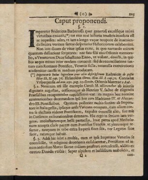 123-125, Caput proponendi.