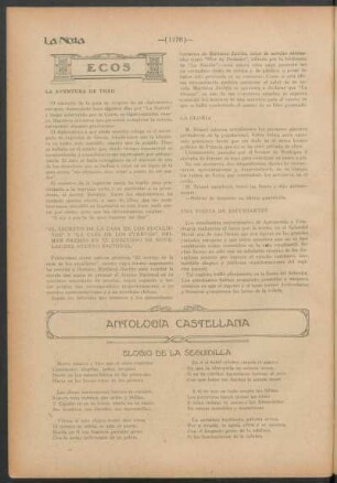 Antología castellana : elogio de la seguidilla