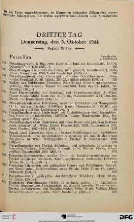 Porzellan (Nr. 389-410)