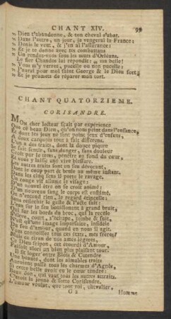 Chant Quatorzieme