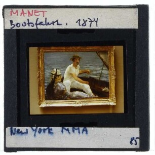 Manet, Bootsfahrt