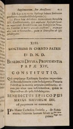 623-633, Pia Mater Catholica Ecclesia, de aeterna ...