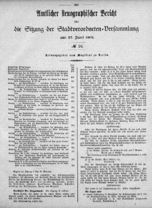 No. 24, 27. Juni 1901