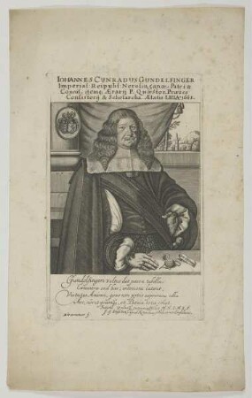 Bildnis des Iohannes Cunradus Gundelfinger