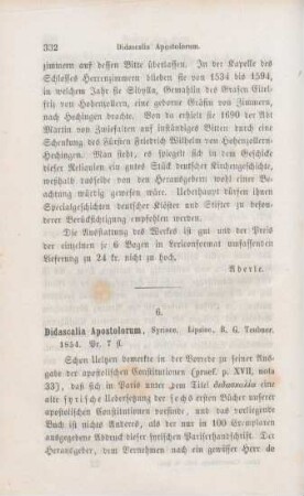 332-338 [Rezension] Didascalia Apostolorum
