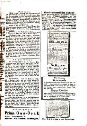 Kitzinger Anzeiger. 1878, 1 = Jg. 11