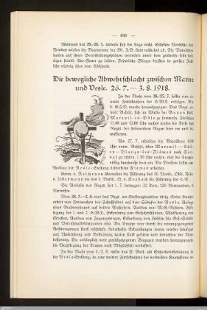 Die bewegliche Abwehrschlacht zwischen Marne und Vesle