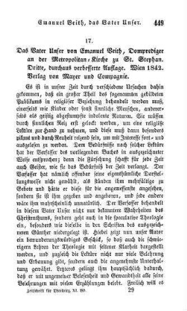 449-450 "Das Vater Unser" von Emanuel Veith