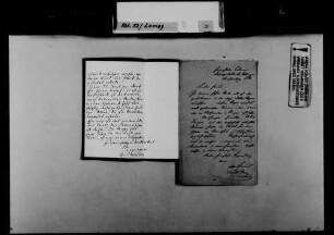 Schreiben von Carl Mez, Villingen, an August Lamey: Glückwünsche an Lamey zur Ernennung zum Innenminister.