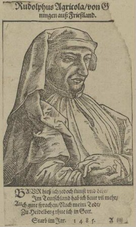 Bildnis des Rudolphus Agricola