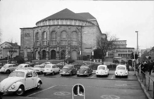 Freiburg i. Br.: Stadtheater von der Bertoldstraße