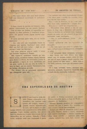 Uma especulação de Aretino