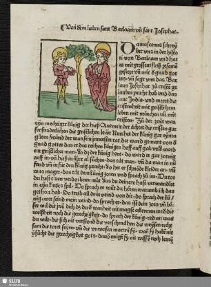 Von dem lieben sant Barlaam unn sant Josephat